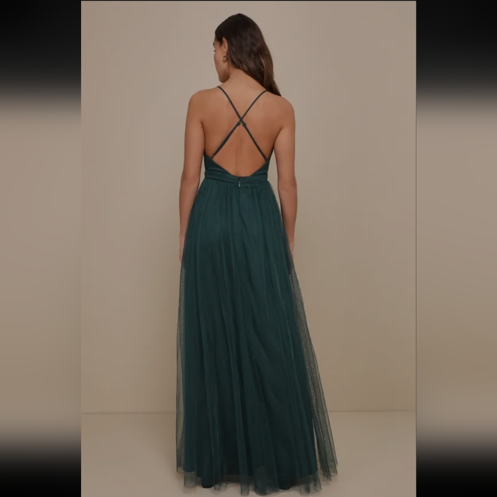 Lulus Tulle Maxi Dress - Picture 3 of 16
